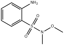 2-Amino-N-methoxy-N-methylbenzenesulfonamide Structure