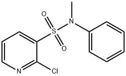 2-Chloro-N-methyl-N-phenylpyridine-3-sulfonamide 구조식 이미지