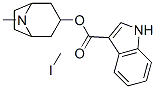 3-TROPANYL-INDOLE-3-CARBOXYLATE METHIODIDE Structure