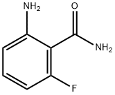 2-AMINO-6-FLUOROBENZAMIDE 구조식 이미지