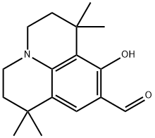 9-Formyl-8-hydroxy-1,1,7,7-tetramethyljulolidine 구조식 이미지