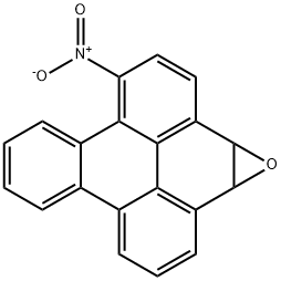 4,5-Epoxy-1-nitro-4,5-dihydrobenzo(e)pyrene 구조식 이미지