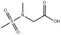N-Methyl-N-(Methylsulfonyl)glycine Structure
