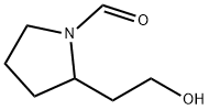 1-Pyrrolidinecarboxaldehyde, 2-(2-hydroxyethyl)- (9CI) Structure