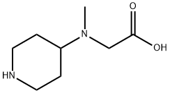 N-methyl-N-4-piperidinylglycine(SALTDATA: 2HCl H2O) Structure