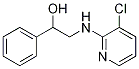 2-(3-클로로피리딘-2-일라미노)-1-페닐에탄올 구조식 이미지