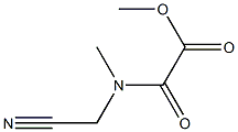 Acetic acid, [(cyanomethyl)methylamino]oxo-, methyl ester (9CI) Structure