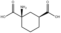 1,3-Cyclohexanedicarboxylicacid,1-amino-,(1R-trans)-(9CI) Structure