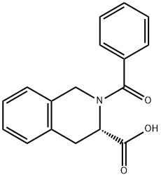 2-BENZOYL-1,2,3,4-TETRAHYDRO-ISOQUINOLINE-3-CARBOXYLIC ACID Structure