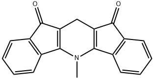 Diindeno[1,2-b:2,1-e]pyridine-10,12-dione,  5,11-dihydro-5-methyl- Structure