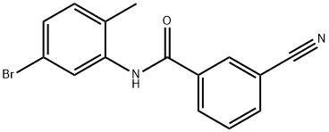 N-(5-BroMo-2-Methylphenyl)-3-cyanobenzaMide Structure