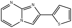 2-티오펜-2-YL-이미다조[1,2-A]피리미딘 구조식 이미지