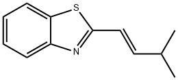 벤조티아졸,2-(3-메틸-1-부테닐)-,(E)-(9Cl) 구조식 이미지