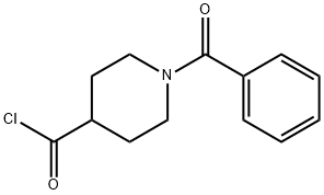 1-benzoylpiperidine-4-carbonyl chloride Structure