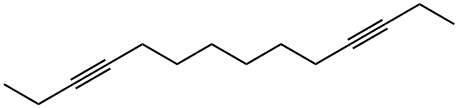 3,11-TETRADECADIYNE Structure