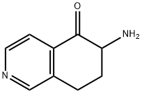 5(6H)-이소퀴놀리논,6-아미노-7,8-디하이드로- 구조식 이미지