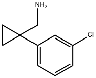 C-[1-(3-CHLORO-PHENYL)-CYCLOPROPYL]-METHYLAMINE Structure