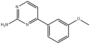 4-(3-Methoxyphenyl)pyrimidin-2-amine Structure
