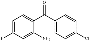 (2-Amino-4-fluorophenyl)(4-chlorophenyl)methanone Structure