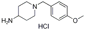 1-(4-Methoxybenzyl)piperidin-4-amine hydrochloride Structure