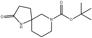 1,7-Diazaspiro[4.5]decane-7-carboxylic acid, 2-oxo-, 1,1-diMethylethyl ester Structure