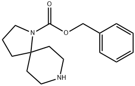1,8-Diazaspiro[4.5]decane-1-carboxylic acid, phenylmethyl ester Structure