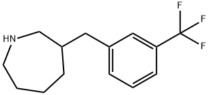 헥사하이드로-2-[[3-(트리플루오로메틸)페닐]메틸]-1H-아제핀 구조식 이미지