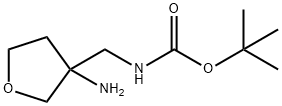 3-(Boc-Aminomethyl)-3-amino-oxolane Structure