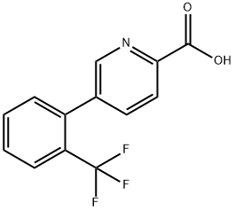 5-(2-(TrifluoroMethyl)phenyl)picolinic acid Structure