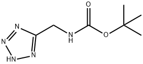 Carbamic acid, (1H-tetrazol-5-ylmethyl)-, 1,1-dimethylethyl ester (9CI) Structure