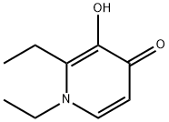 1,2-diethyl-3-hydroxypyridin-4-one Structure