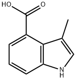 3-Methyl-1H-indole-4-carboxylic acid Structure