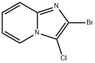 2-Bromo-3-chloroimidazo[1,2-a]pyridine 구조식 이미지