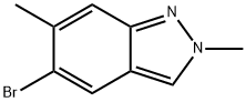 5-bromo-2,6-dimethyl-2H-indazole Structure