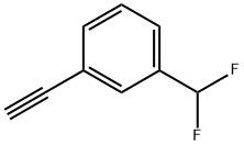 3-(디플루오로메틸)페닐아세틸렌 구조식 이미지