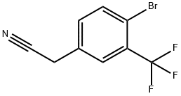 2-Bromo-5-(cyanomethyl)benzotrifluoride Structure