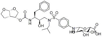 Darunavir N-β-D-Glucuronide Structure