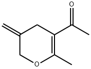 Ethanone, 1-(3,4-dihydro-6-methyl-3-methylene-2H-pyran-5-yl)- (9CI) 구조식 이미지