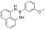 2-(3-Methyoxyphenyl)-2,3-dihydro-1H-naphtho[1,8-de][1,3,2]diazaborinine 구조식 이미지