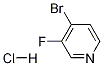 4-bromo-3-fluoropyridine hydrochloride 구조식 이미지