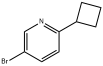 5-broMo-2-시클로부틸피리딘 구조식 이미지