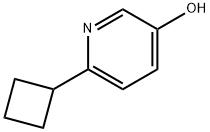 6-시클로부틸피리딘-3-올 구조식 이미지