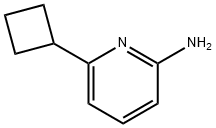 6-시클로부틸피리딘-2-aMine 구조식 이미지