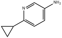 6-시클로프로필피리딘-3-aMine 구조식 이미지