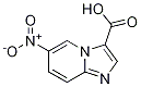 IMidazo[1,2-a]pyridine-3-carboxylic acid, 6-nitro- Structure