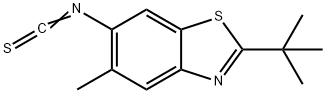 2-tert-부틸-6-이소티오시아네이토-5-메틸벤조티아졸 구조식 이미지