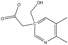 5-Acetoxymethyl-2,3-dimethylpyridine Structure