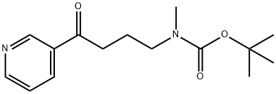 N-Boc-4-(메틸아미노)-1-(3-피리딜)-1-부타논 구조식 이미지