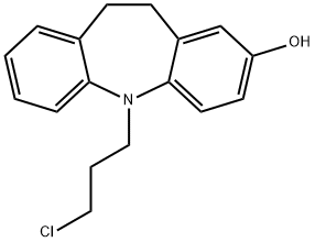 5-(3-Chloropropyl)-10,11-dihydro-2-hydroxy-5H-dibenz[b,f]azepine 구조식 이미지