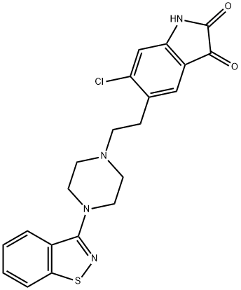 3-Oxo Ziprasidone
(Ziprasidone Impurity B) 구조식 이미지
